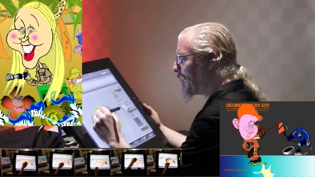 Live Digital Caricatures Animated